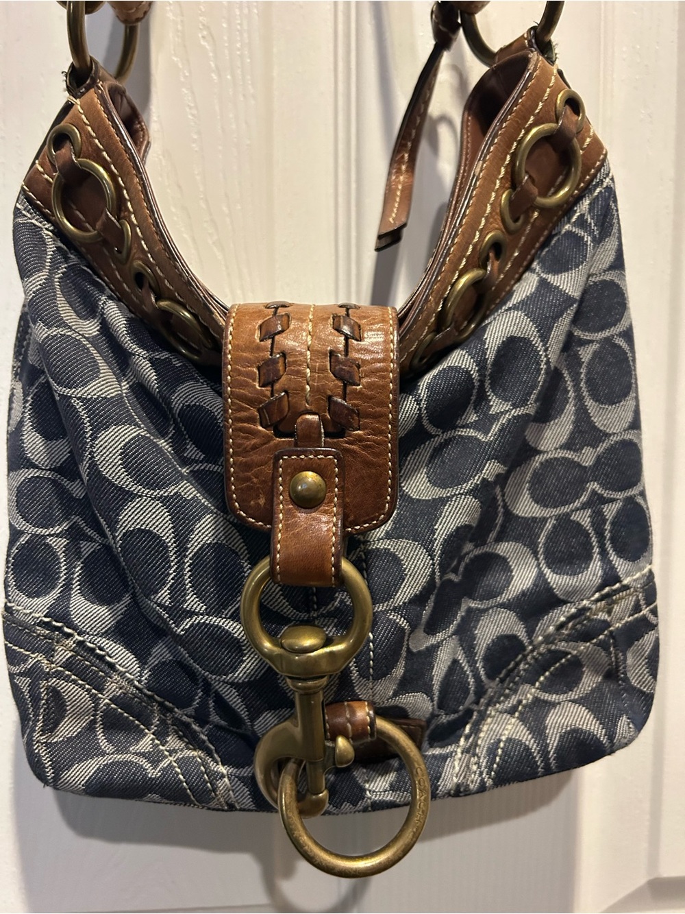 Vintage COACH Denim Bag